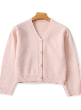 开衫毛衣  秋季新款外贸女装时尚修身V领单排扣长袖显瘦毛衣32514