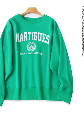 日单圆领加绒卫衣 冬季新男女同款长袖字母大码休闲套头卫衣30386