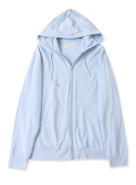 细毛圈棉卫衣 春秋新款女装简约百搭连帽领拉链长袖开衫外套33412