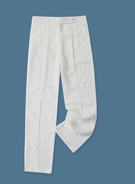 休闲阔腿裤  秋季新女装时尚减龄高腰拉链纽扣直筒阔腿长裤31699