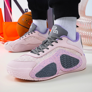 塔图姆二代篮球鞋男款儿童粉色摩擦会响实战球鞋透气高回弹运动鞋