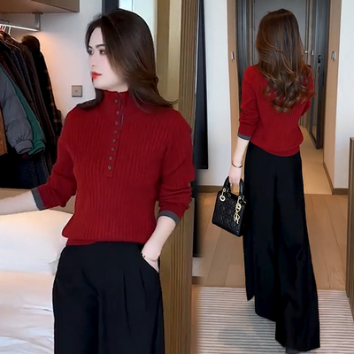 高领针织衫毛衣女士内搭