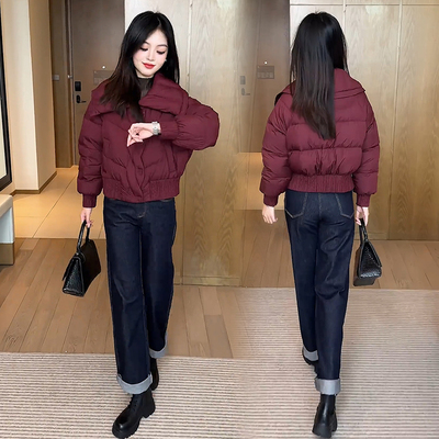 小个子羽绒棉服女冬季