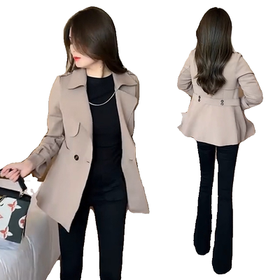 春秋季外套女中长款风衣
