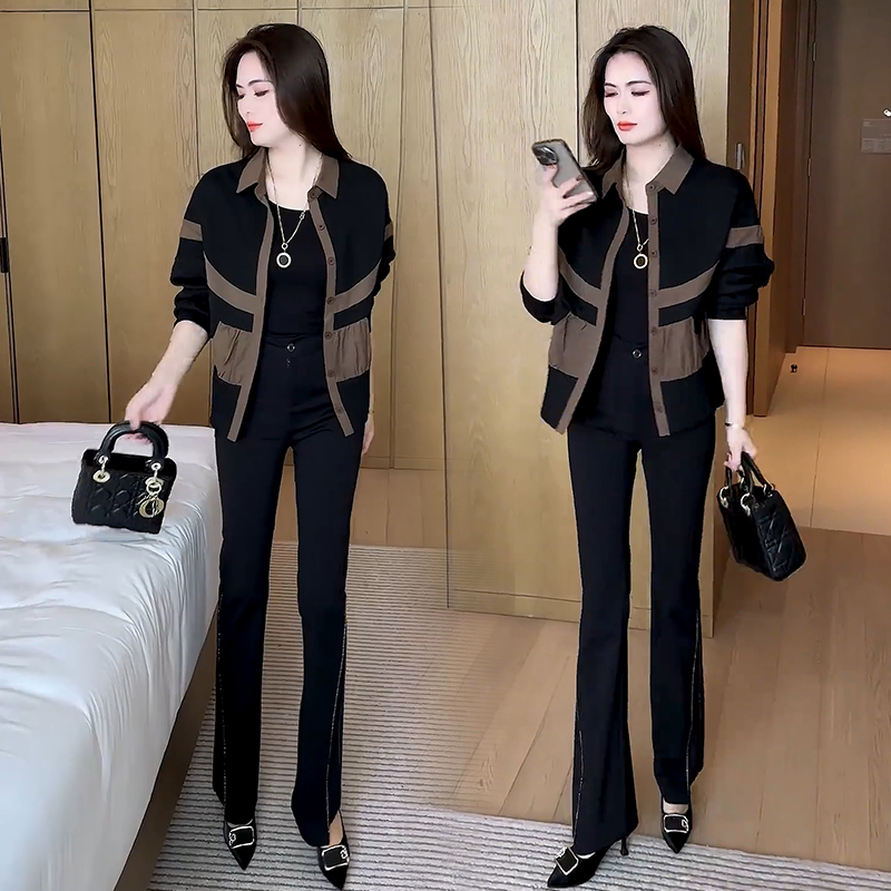 春秋薄款衬衫外套女2025新款韩版时尚洋气减龄高级感翻领长袖上衣