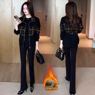 加绒加厚休闲外套女秋冬季2025新款今年流行爆款超火减龄保暖夹克