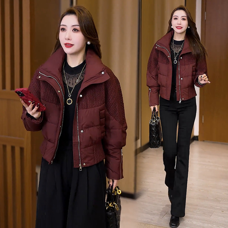 小个子短款羽绒棉服女士
