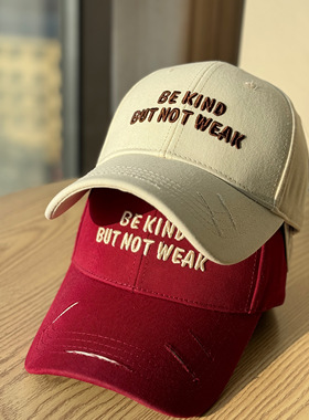 高质量新款硬顶棒球帽立体刺绣字母显脸小大头围鸭舌帽遮阳帽情侣