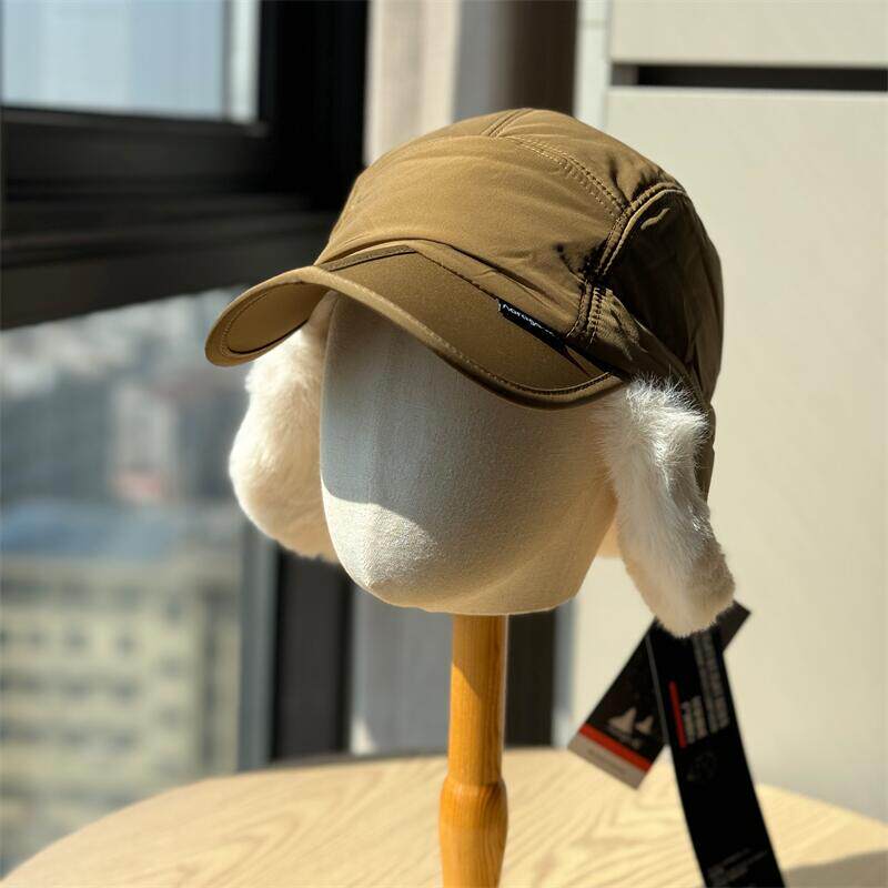 东北冬季加绒户外护耳雷锋帽子女