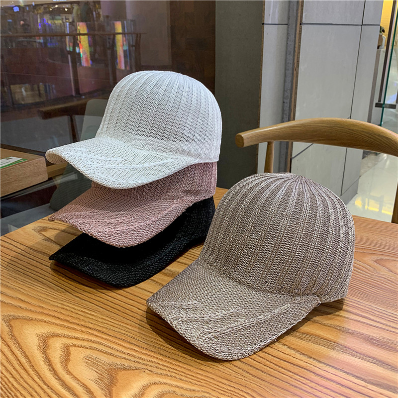棒球帽新款春季宽檐女水钻百搭鸭舌帽韩版潮休闲遮透气网眼太阳帽
