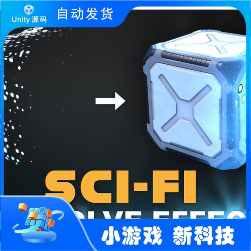 Unity Sci-Fi Dissolve Effect 1.0 内置/URP科幻溶解消散特效