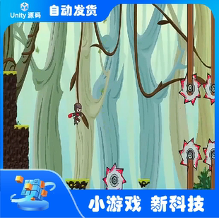 卡通人物動(dòng)作小游戲休閑游戲源碼 完整游戲源碼 Unity