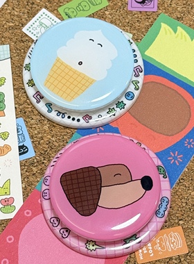 叉烧欢乐店 xuan子合作款 imd滴胶亮面气囊磁吸支架桌面支架