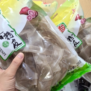 湖南祁东县鑫发红薯粉皮288g袋装宽粉干火锅粉麻辣烫凉拌苕皮餐饮