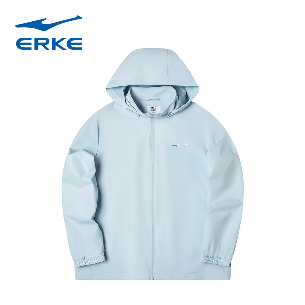 鸿星尔克运动风衣男2026春时尚连帽防风户外运动外套 11226101121