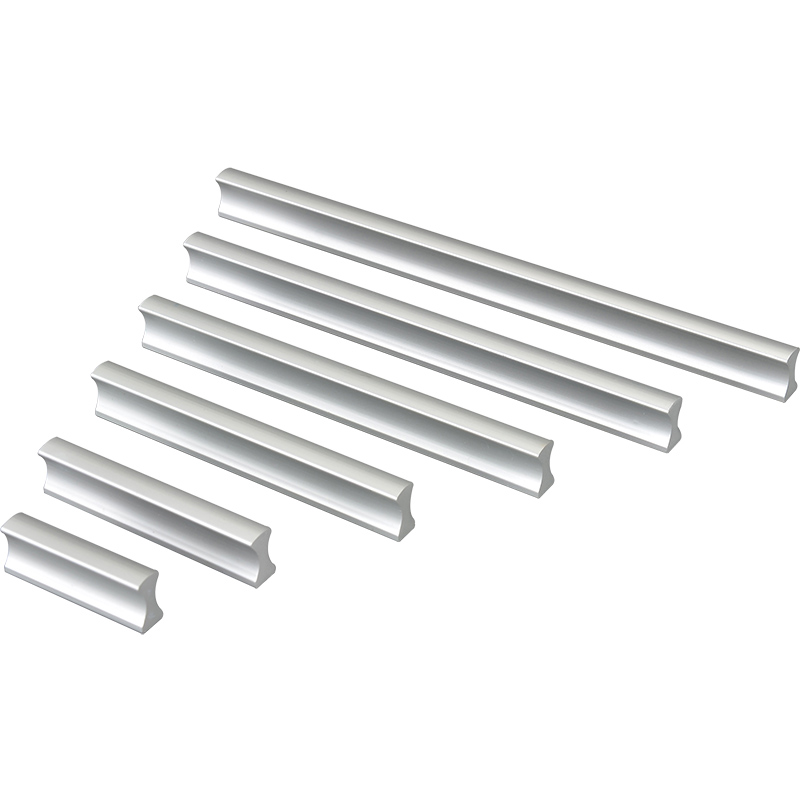 现代简约风铝合金银色衣柜拉手