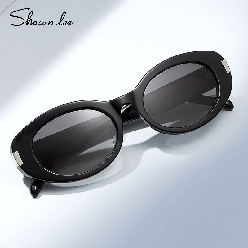 Shawnlee2026新款墨镜猫眼女款复古防紫外线显脸小太阳眼镜男遮阳