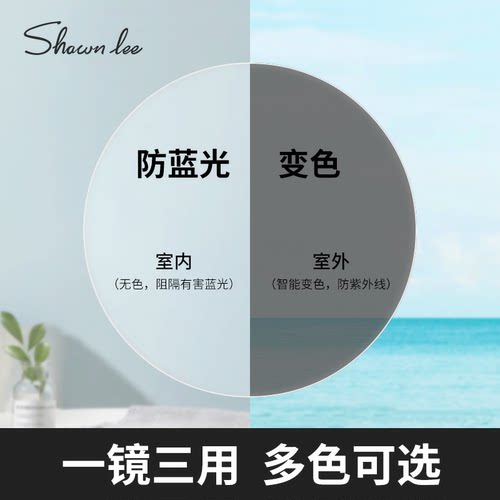 Shawnlee镜片配眼镜超薄近视