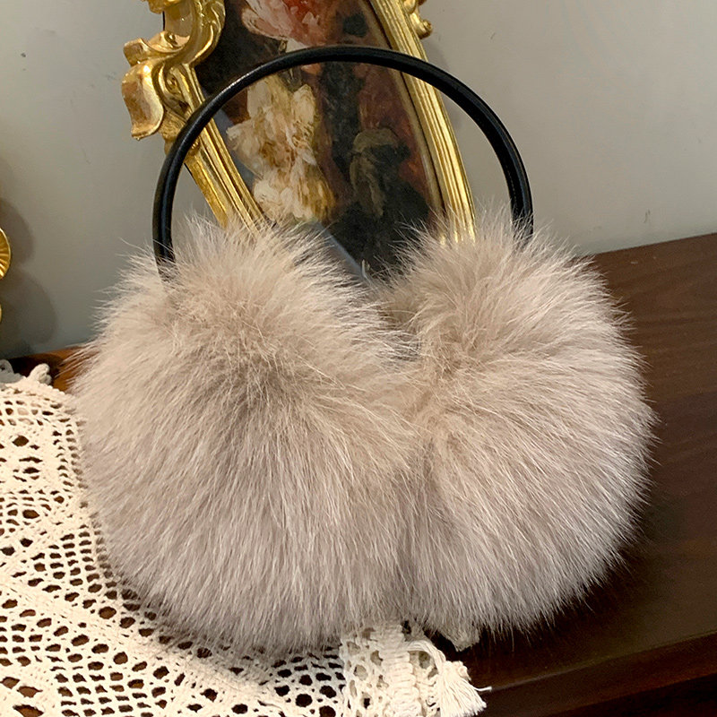 保暖防冻耳捂狐狸毛大姐姐同款