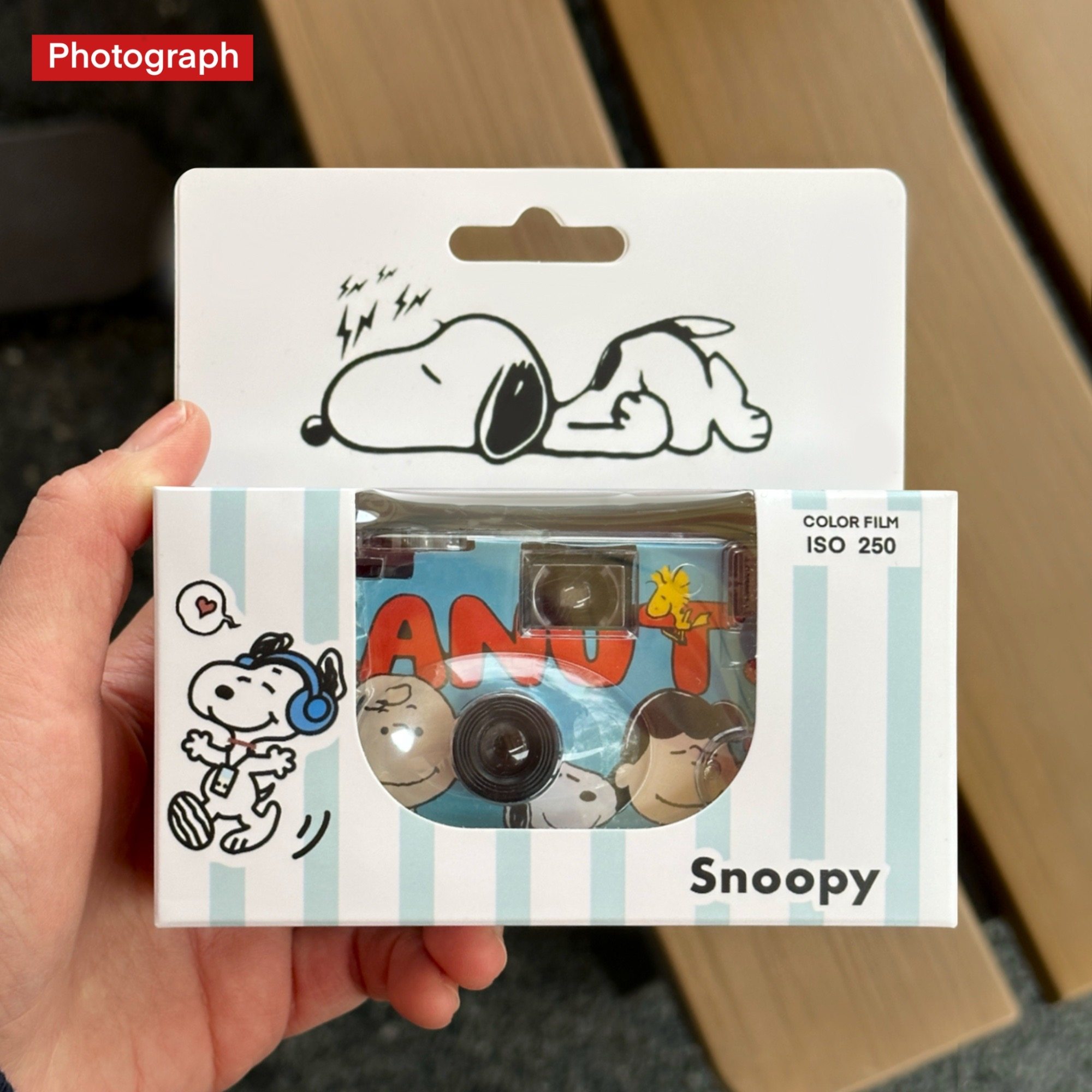 Photograph史努比一次性胶片相机胶卷Snoopy生日礼物