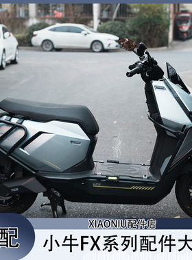 小牛FX电动车保险杠FXT/FXciti/FXpro尾架仪表罩挡风板宝宝椅配件