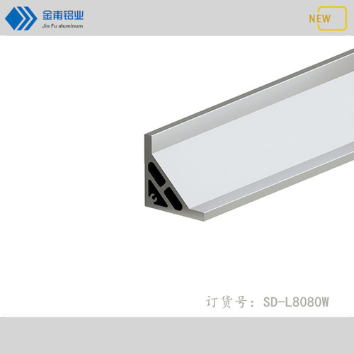 金甫8080直角加厚角铝90度直角铝型材10.0厚80*80直角铝合金型材