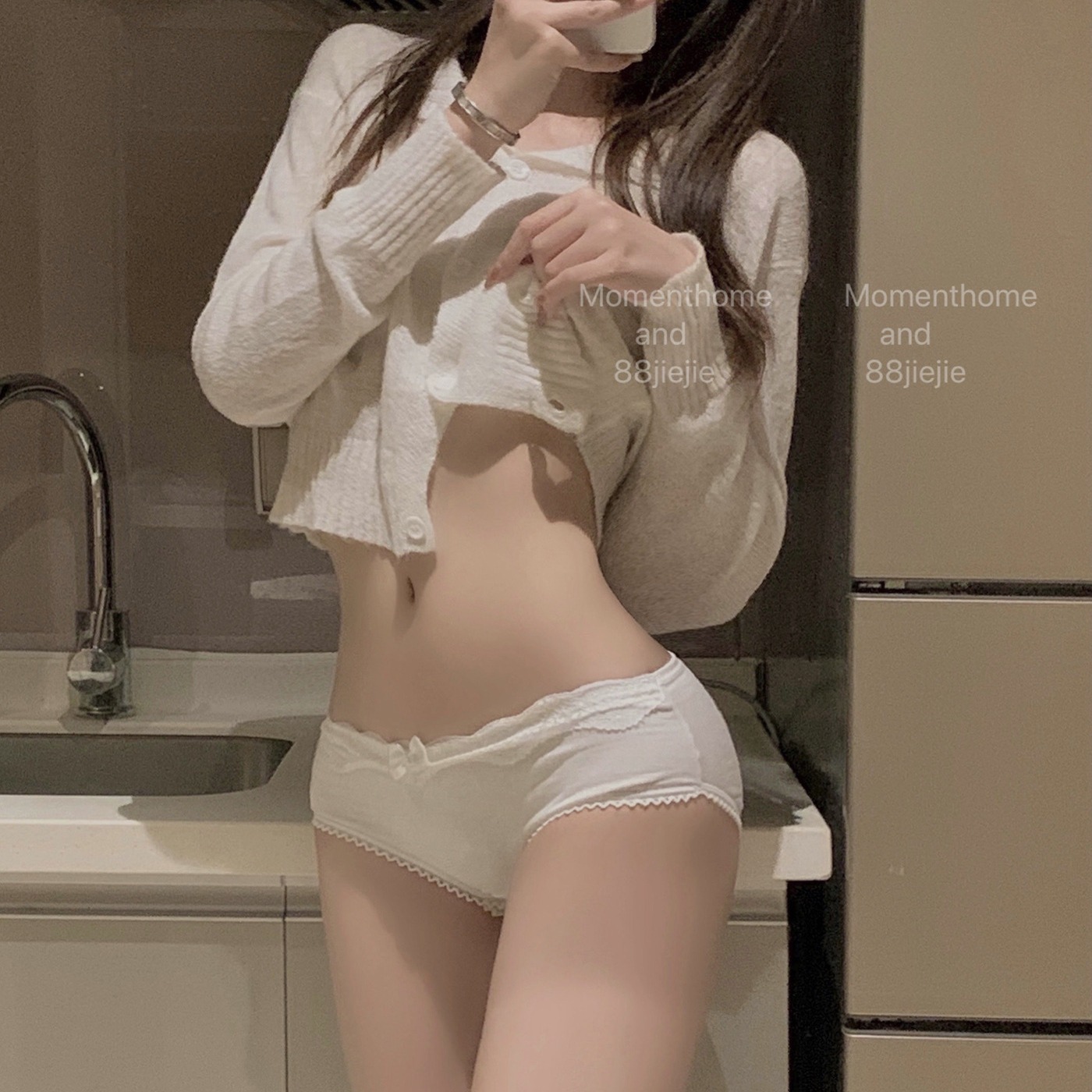 偷心萝莉日系可爱少女蝴蝶结低腰
