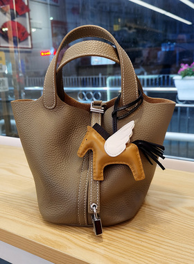 H家小马挂件2021天使小飞马Rodeo Pagase手工缝线羊皮女包包挂饰