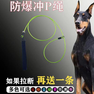 狗狗牵引绳防爆冲p链防挣脱狗p绳