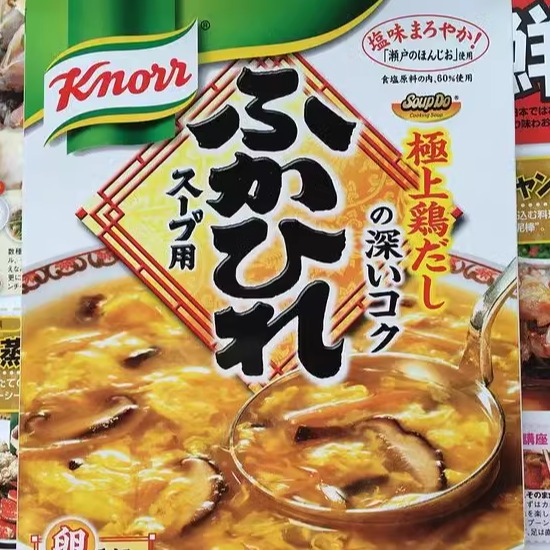 knorr鱼翅汤料日本家乐味之素