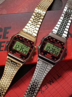 代购天美时Timex x Space Invaders太空侵略者联名款屏显石英手表