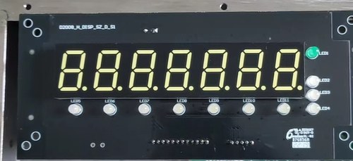 柯力地磅D2008电子秤D12显示模块LED数码管缺段按键失灵寄修更换