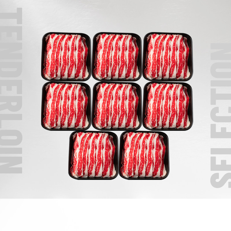 【八盒】熊哥严选澳洲进口安格斯雪花原切非肥牛卷火锅寿喜锅牛肉