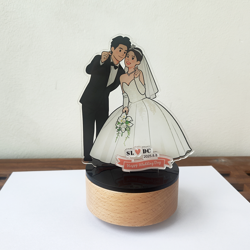 定制八音盒结婚周年纪念日礼物