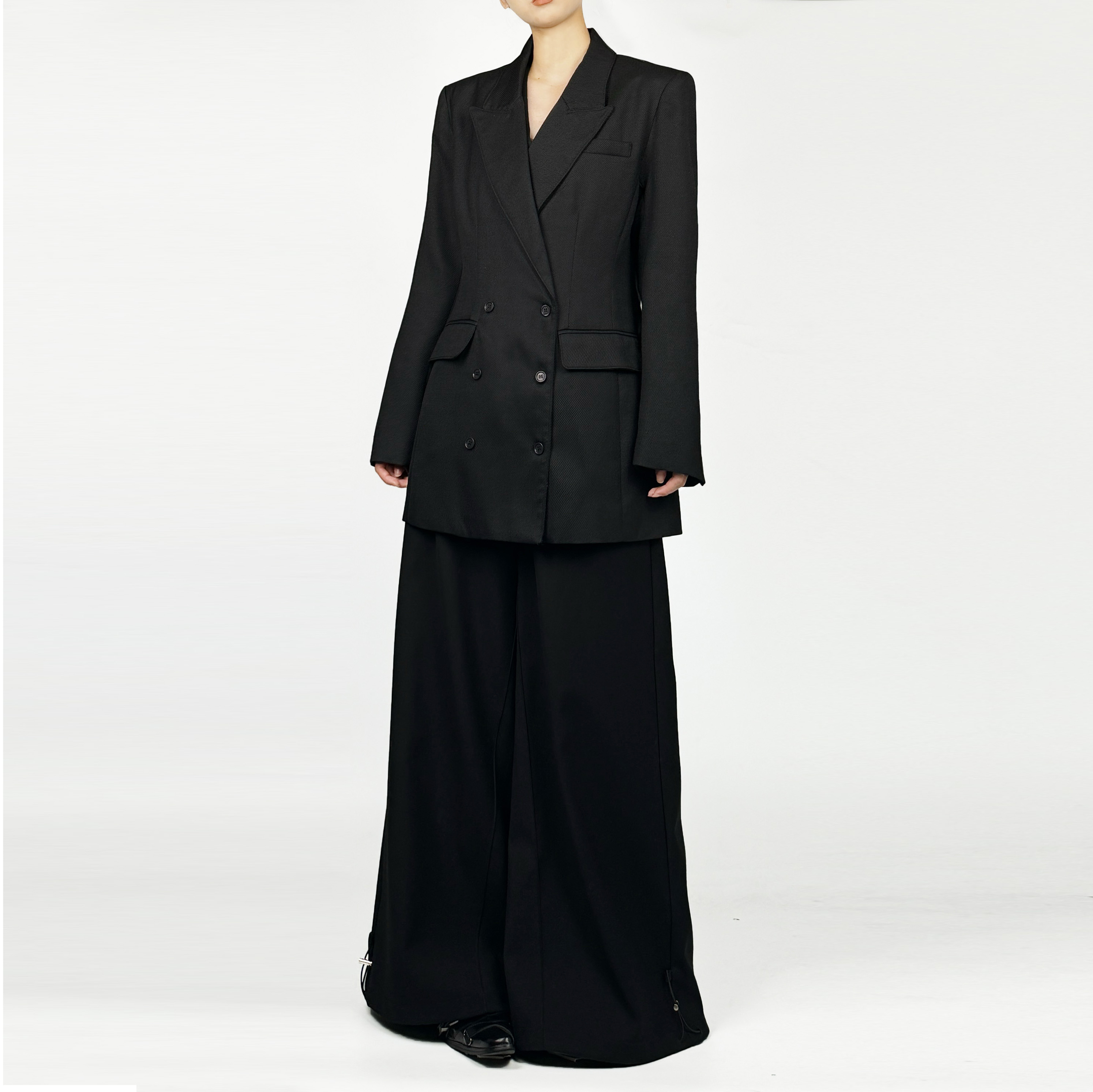 JIEYU2025秋季新款戗驳领西装