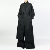 解余JIEYU 简约百搭一粒扣廓形风衣