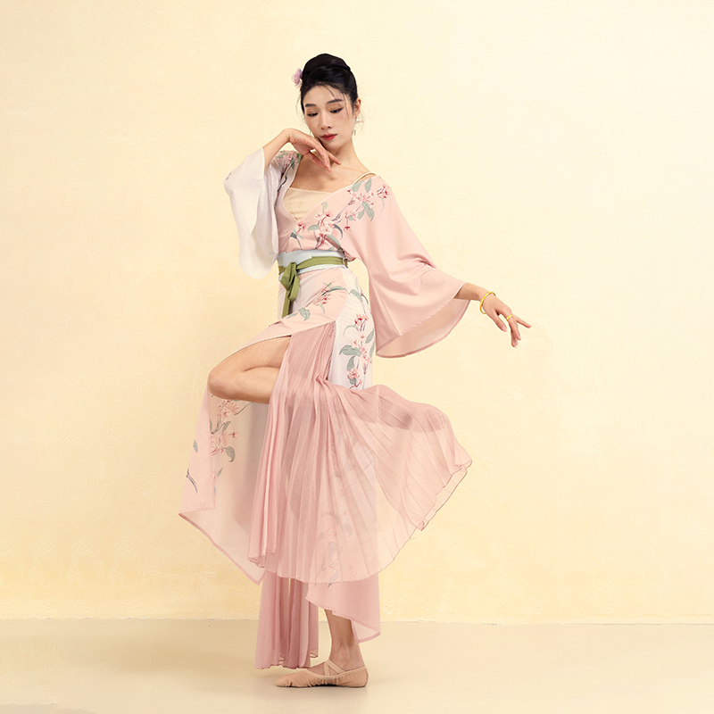 诗意花朵古典舞服海棠公主