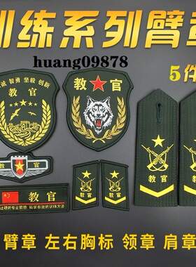 教官臂章胸章领章套件定做学校学生户外团体培训团建拓展训练