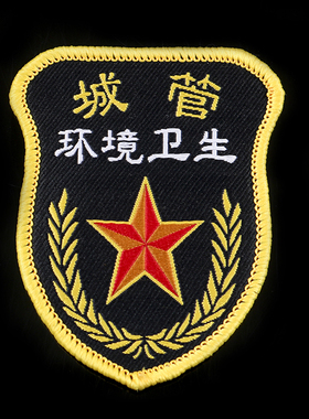 臂章定制安全员物业特训国旗队魔术贴救援防疫袖标章织唛刺绣肩章