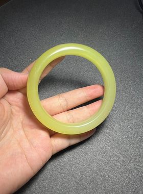 新疆若羌黄口手镯女款玉镯送妈妈礼物女友手镯百搭