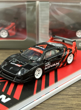 DM MODEL 1:64 法拉利 LBWK F40 ADVAN 合金仿真汽车模型