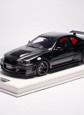 Onemodel 1:18 尼桑 GTR R34 Z-TUNE 黑色 树脂仿真汽车模型