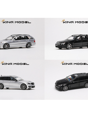 King Model 1:64 奔驰 AMG E63 C63 旅行版 合金仿真汽车模型