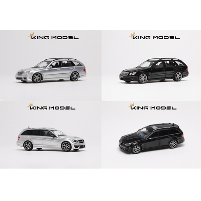 King Model 1:64 奔驰 AMG E63 C63 旅行版 合金仿真汽车模型