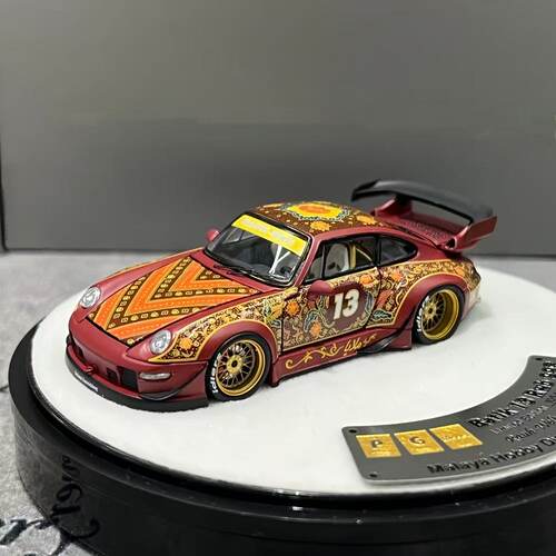 PGM 1:64 RWB993 马来西亚会展版 仿真汽车模型