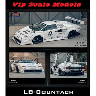 树脂汽车模型 VIP 康塔什 Countach LBWK MODEL 兰博基尼