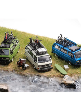 Mortal 1:64 大众 VOLKSWGAGEN T3 低趴版 合金汽车模型