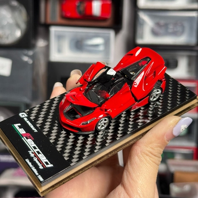 GlAMCRAFT 1:64 法拉利 拉法 LaFerrari 合金全开 仿真汽车模型
