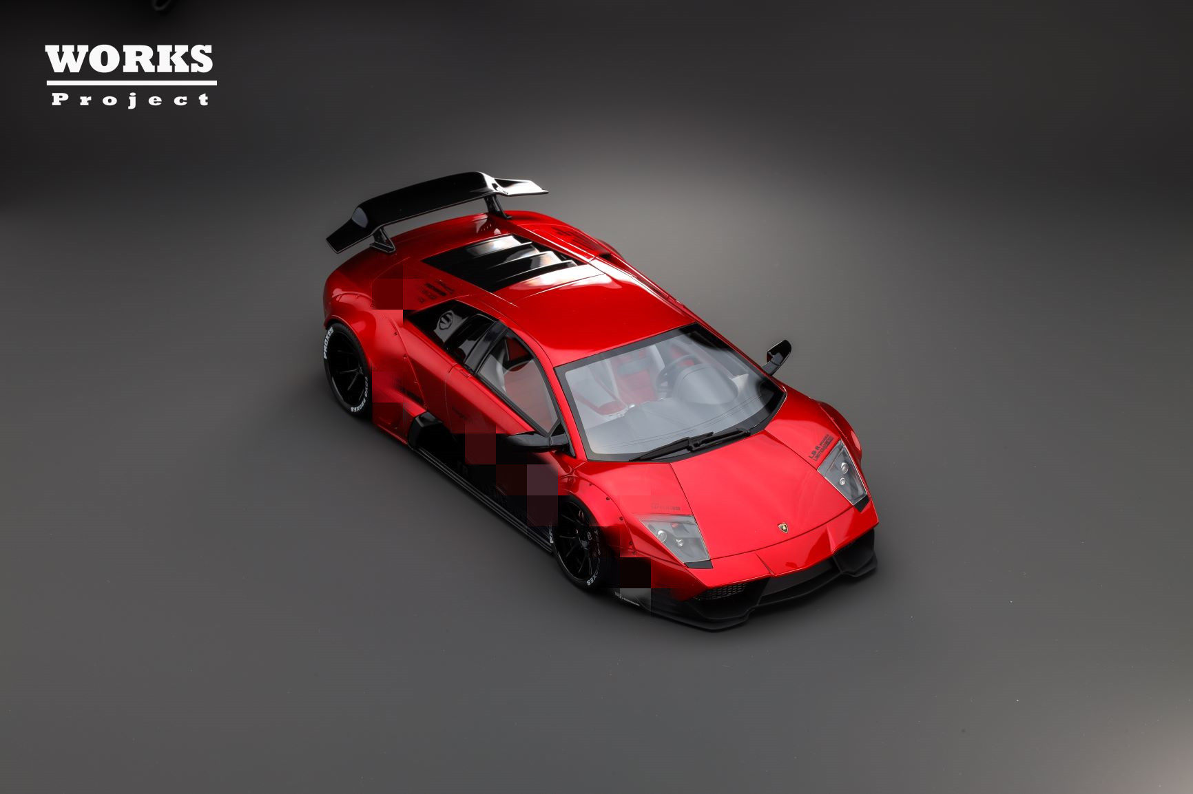 Works Project 1/18 兰博基尼 LP700 LBWK 电镀红 仿真汽车模型