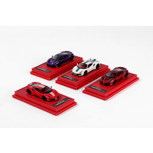 Rotating Wheel 1:64 法拉利 488 PISTA 硬顶 树脂仿真汽车模型